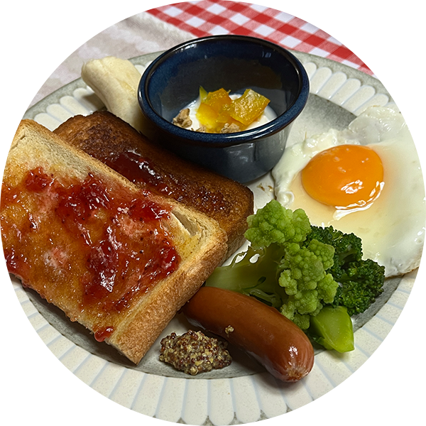 料理をしている人の画像